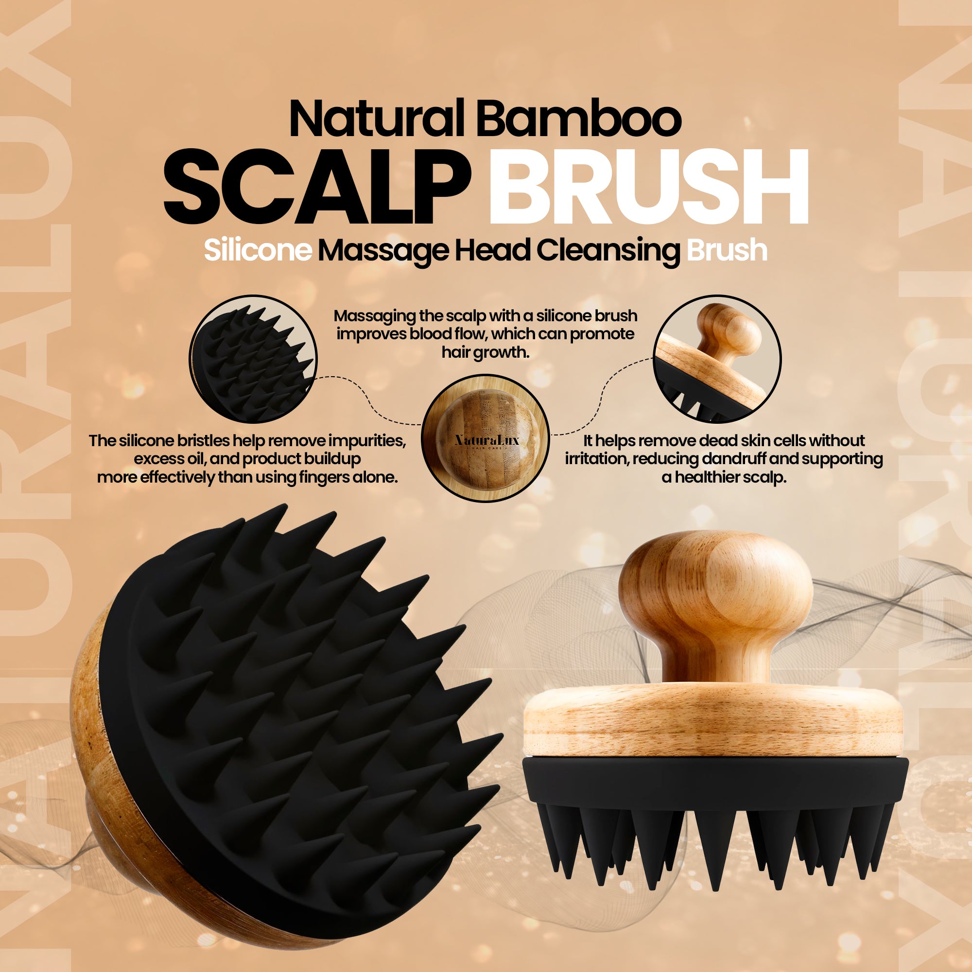 Hair Shampoo Brush for Scalp