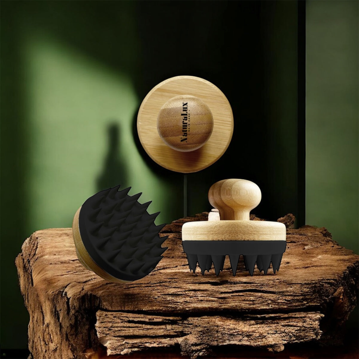 Brosse de Massage – L’Art du Soin NATURALUXHAIR